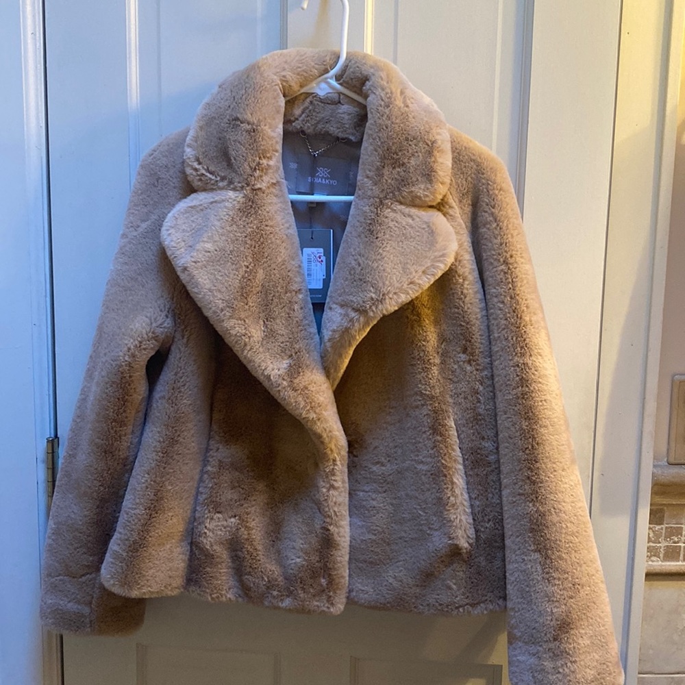Faux fur jacket